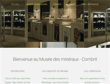 Tablet Screenshot of museedesmineraux.com